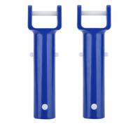 Nicear 2-Piece Suction Head Handle Pool Vacuum Cleaner Accessories V-Clip Brush Head Handle Cleaning Accessories for Pools