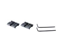 Nicear 2 x Snap-in Scope Rail Adapters - 11mm Dovetail to 20mm Weaver/Picatinny Converter Mounts (Low Profile)