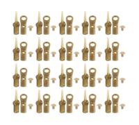 Nicear 20Sets Carp Angled Run Ring Set - Main Line Rig for Rivers/Lakes (20 Each Beads, Buffer Beads, Pins)