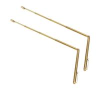 Nicear 2pcs Detection Rods Water Rods Water Compass Treasure Ruler For Detecting Land Houses and Buildings