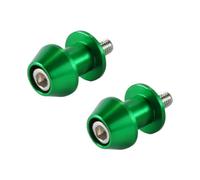 Nicear 2Pcs Motorbike Slide Rack 8mm CNC Aluminium Swingarm Slide Rack Spool Slider 10MM Green for GSXR 600 750 1000 K1 K2 K3 K4 K5 and GSXR1300