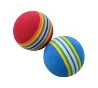 Nicear 2PCS Sponge Practice Golf Balls Soft Foam Training Balls For Indoor Outdoor Golf Practice With Red Blue Colors Safe For Garden And Nets