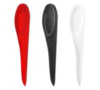 Nicear 3 Pcs Point Turner Sewing Tool,Plastic Sewing Mark Turner Seam Creaser Creases Handtailor Accessories for Quilting (Red White Black)