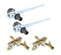 Nicear 360° Pulse Lawn Sprinkler with Zinc Alloy Spikes 26m Diameter Coverage Adjustable Garden Sprinkler for Large Areas Compatible with Standard 3/4" Hose