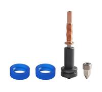 Nicear 3D Printer High Flow Nozzle 0.6mm Hardened Steel Titanium TC4 Copper Heat Resistant Quick Change for Hotends Extruders