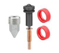 Nicear 3D Printer RapidChange REVO Trimetal High Flow Nozzle 0.4mm Hardened Steel Titanium TC4 and Copper Nozzle Heat Resistance and Quick Change Compatible with REVO Hotends/Extruders