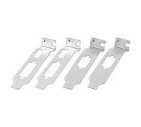 Nicear 4 Piece HDMI DVI VGA Video Card Low Profile BracketTitle Computer Case Component 2-P1iece HDMI DVI and 2 VGA