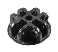 Nicear 4-Way Pop-Up Gazebo Roof Connector Heavy Duty Replacement Bracket for Canopy Tents Universal Centre Joint Fitting Black PA6 Spare Part