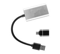 Nicear 4K HDMI to USB Video Capture Card with USB C Adapter HD 1080p HDMI Video Capture Device for Live Streaming Editing Gaming Streaming and Online Teaching