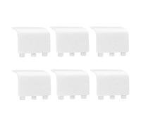 Nicear 6 Pack Replacement Battery Covers for S/X Series Controllers Battery Back Covers Case Shell Parts Compatible with S/X Series Controllers Only White