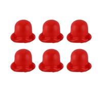 Nicear 6 Pcs Red Clown Nose Funny Cosplay Noses Clowns Dressed Sponge Balls Fun Circus Costume Accessory for Parties Performances and Events