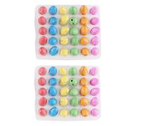 Nicear 60 Pcs Dinosaur Hatch Eggs Set Expanding Dinosaur Egg Hatching Models Great for Party Favors and Educational Fun