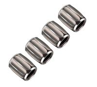 Nicear Anti-Theft Car Tire Valve Caps 4-Pack with Hex Wrench Alloy Dust-Proof Valve Caps Security Lock Design for Cars Motorcycles Trucks Bicycles Sealed O-Rings and Corrosion Resistance (Black)
