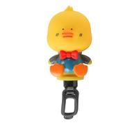 Nicear Bike Bell and Horn Cute Cartoon Bicycle Accessory with Squeeze Sound Rubber Handlebar Bell for Bike Scooter 2.2cm Diameter (Yellow)