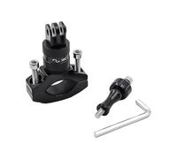 Nicear Bike Handlebar Mount, Metal Bicycle Holder Rack Roll Bar Mount Adapter Compatible with Hero 13 12 11 10 9 Insta-360 X3 X2 Go 3 Bicycle Holder
