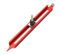 Nicear Contour Gauge Scribing Tool Precise Profile Ruler With Adjustable Pencil Holder Constructed From Sturdy Aluminum Alloy Material