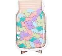 Nicear Dinosaur Reward Jar with Tokens - Reusable Behaviour Incentive Jar (Star Collect & Reward Chart)