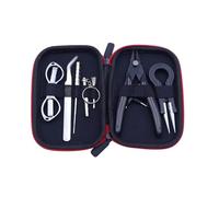 Nicear DIY Tool Kit Coil Jig Winding Set,Ceramics Tweezers,Coil Set,Wire Cutter,Folding Scissors, Screwdrivers with A Carrying Case