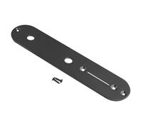 Nicear Electric Guitar Control Plate Road Worn Replacement for Telecaster Electric Guitar Control Plate with Hardware - Black