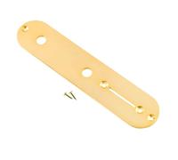 Nicear Electric Guitar Control Plate Road Worn Replacement for Telecaster Electric Guitar Control Plate with Hardware - Gold