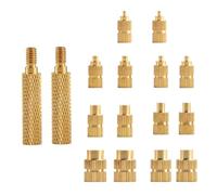 Nicear Hot-Pressed Soldering Iron Tip Set M2 M2.5 M3 M4 M5 M6 M8 for 3D Printer Threaded Inserts Compatible with Weller SP40NUS Hakko FX-888D 900M T18