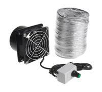 Nicear Kitchen Exhaust Fan Ventilation Fume Extractor Duct Exhuast Fan USB Adjustable Speed for Home Bathroom Kitchen