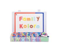 Nicear Magnetic Alphabet Kit with 104Letters Thick Foam Fridge Magnets Uppercase Lowercase kit Preschool Spelling and Learning(Multicolour)