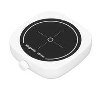 Nicear Mini Magnetic Stirrer Adjustable speed 4000 RPM Magnetic Mixer with Stir Bar Max Stirring Capacity 1000ml for Scientific Research Black-White, British Standard