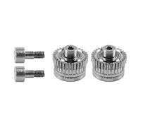 Nicear Nickel-plated Extruder Gear Set for K1/K1C/K1 Max/Ender 3 V3 and V3 Plus 2-Piece Hardened Steel Double Gears High Precision 55HRC Alloy 3D Printer Replacement Parts