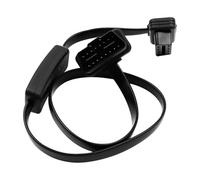 Nicear Obd 2 Cord 16 Pin Male To Female Obd-Ii/Eobd Right Angle Diagnostic Code Reader Obd2 Adapter Cable Connector With On/Off Switch