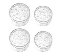 Nicear Pack Of 4 Flower Holders Transparent Spiral Handle Holder For Flowers Reusable Ikebana Handle Holder DIY Vase Decoration S L
