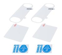 Nicear Screen Protector for Vita 2000 2 Pieces 9H Tempered Glass Front Screen Protector and 2 Pieces HD Transparent PET Back film