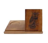 Nicear Small Reading Book Stand Triangle Book Holder Short Premium Wooden Valet Simple Bookshelf For Bedroom Bedside Table Office Desk Library Or Table Decoration