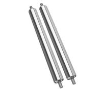 Nicear Stainless Steel Conveyor Roller 2 Pack 240mm Gravity Feed Roller with Galvanized Ends 25mm Diameter for Industrial Warehouse and Assembly Line Systems