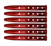 Nicear Tent Pegs Metal Heavy Duty Sand Snow Stakes U-Shaped Camping Pegs Ground Tent Nails for Camping Picnic Beach 31cm