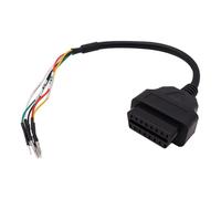 Nicear Universal OBD2 K CAN Diagnostic Adapter Cable 16 Pin Female Connector DIY Mobley Adapter For Motorcycle Car Truck