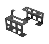 Nicear Universal Under Desk Ceiling Wall Mount Bracket Compatible with S Series Projectors Mini PCs TV Boxes Routers Laptops Flexible Installation Options - Stainless Steel 2mm Frame