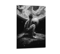 Nicebleed Art Space Atlas Art Posters Posters Art Print Wall Photo Paint Poster Hanging Picture Family Decor 16x24inch(40x60cm)