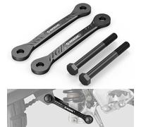 NICECNC Black 1.5IN/38MM Lowering Link Billet Aluminum Compatible with Tenere 700 /XTZ700 2019-2023，Motorbike Lower Links Suspension Links Lower Kits