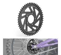 NICECNC Black 48T Rear Sprocket 7075-T6 Aluminum Compatible with Surron Light bee X/S/ L1E Compatible with Segway X160 X260 See Fitment