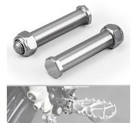 NICECNC Foot Pedal Mat Mounting Dowel Compatible with 125-450 XC 2023-2024 Compatible with 125-450 FC 2023-2024, Compatible with EX 2024, Silver, See Fitment