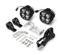 NICECNC Front Lighting Kit Compatible with Tenere 700 Xtz700 2019-2024, Black 25w 4pcs 3030 Led Chips 2000 Lumens Yellow White Light Ip67 Waterproof