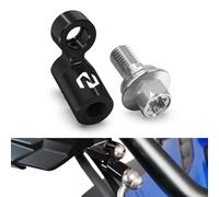 NICECNC Hydraulic Brake Hose Line Extension Adapter Extender Compatible with R1300GS, R1250GS Adventure, R1200GS, R1200RT, F850GS Adventure, F900XR, S1000XR, Brake Line, See Fitment, Black