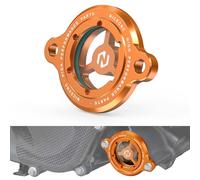 NICECNC Oil Filtrar Cover Oil Filtrar Cap Compatible with RC 125/200/390 2017-2023,250 Adventure 2021-2023，Orange