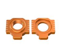 NICECNC Orange Axle Blocks Chain Adjuster Swingarm Slider Compatible with 690 Duke/Enduro/R,1290 Super Adventure/R/S/T 950 990 1090 1190 Adventure 690 SMC R