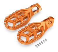 NICECNC Orange Forged Foot Pegs Compatible with 2023 XC/XCF/SX/SXF 125-500 2023 FC/TC/FX/TX 125-501