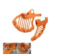 NICECNC Orange Front & Rear Brake Rotor Disc Cover Protector Compatible with KTM 125-500 SX/SXF/XC/XCF/EXC/EXCF/XCW/TPI/SD/6D 2016-2022 125-450 XC/XCF/SX/SXF 2015 See Fitment