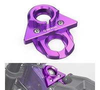 NICECNC Purple Aluminum Ignition Key Switch Cover Compatible with Segway X160/X260, Aluminum Raised 7mm and Lower 5mm Ignition Lock Cylinder Cover Compatible with Surron light bee X/S/LIE, See Fitment