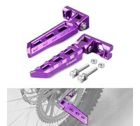 NICECNC Purple Chain Tensioner Adjuster Blocks Rear Stunt Pegs Compatible with Surron Light bee X/S/ L1E 6061-T6 Aluminum Foldable Chain Tensioner Compatible with Segway X160 X260,See Fitment
