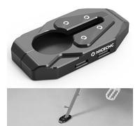NICECNC Side Stand Enlarger Side Kickstand Extender Compatible with BMW R1200GS 2016 2017 2018, R1250GS 2019-2023,CNC,6061 Billet Aluminum, Side Support Bracket Enlarger Extension, Black